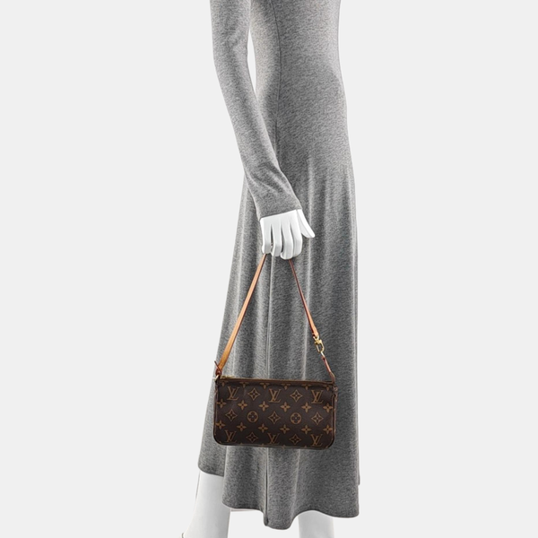 ACCESSOIRES GM Monogram Coated Canvas Brown