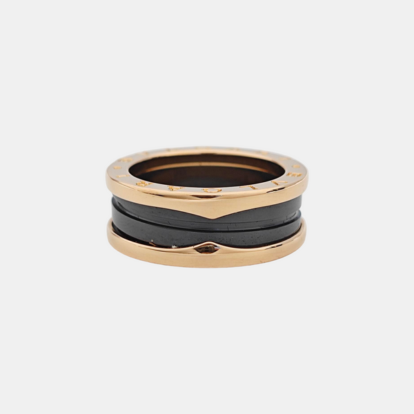 B.ZERO1 18k Rose Gold Ring EU 55