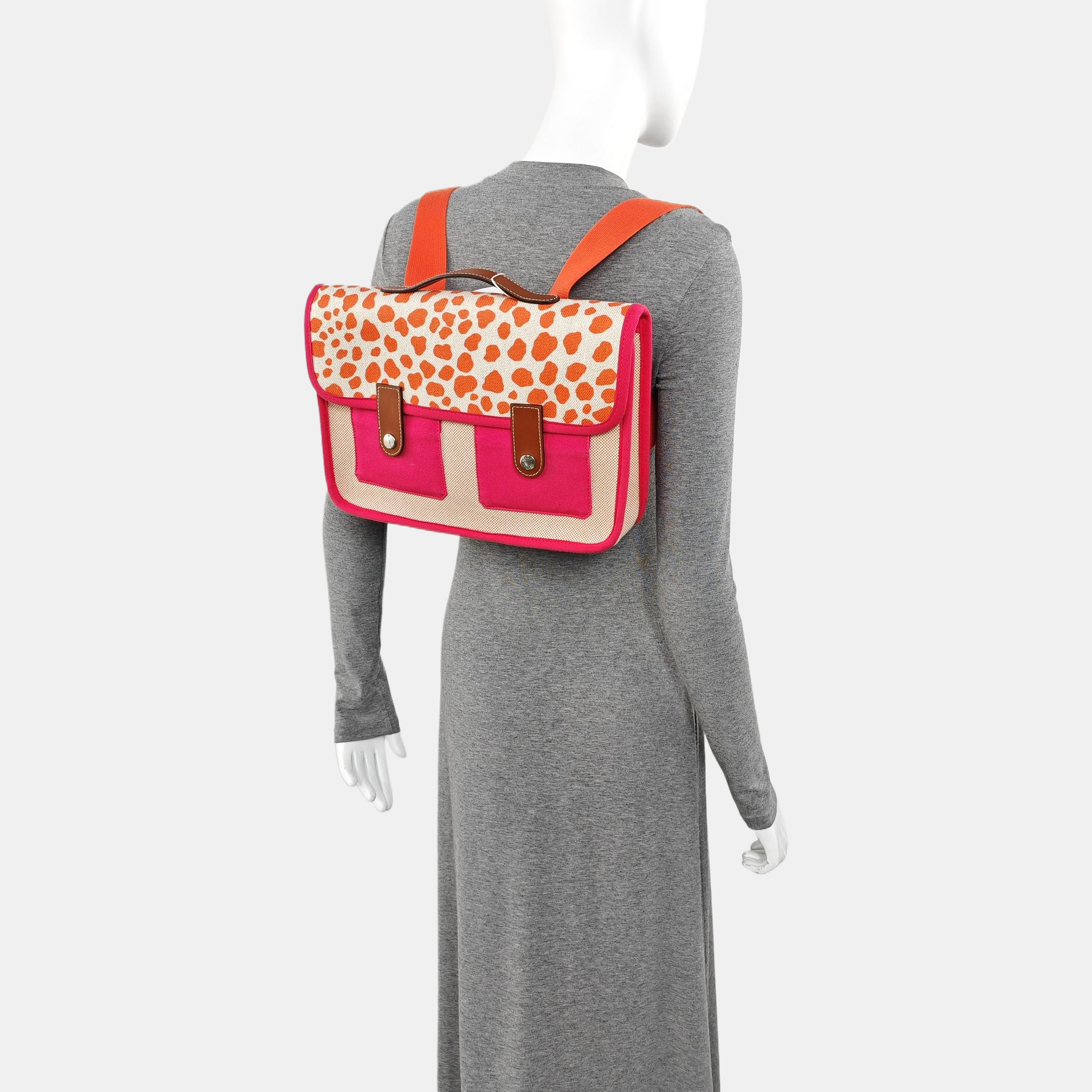 Canvas Backpack Multicolor