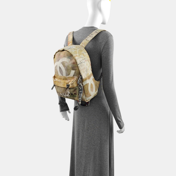 Canvas Backpack Yellow