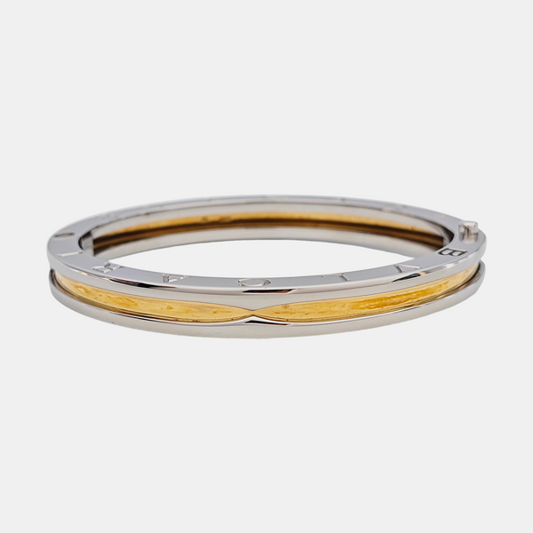 B.ZERO1 Brazalete de acero plateado