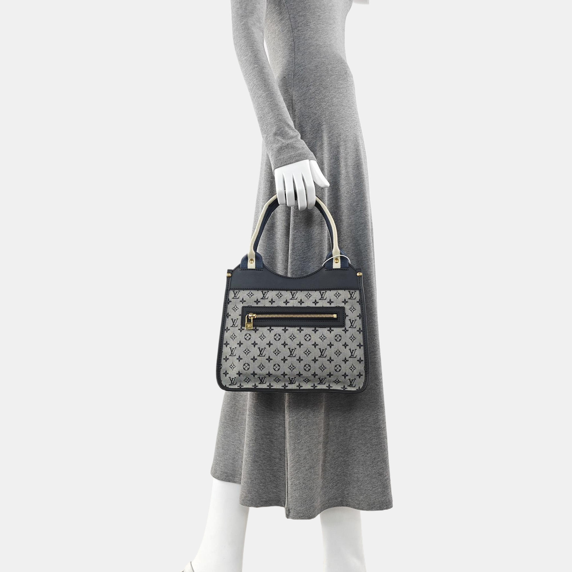 KATHLEEN Mini Monogram Canvas Gray