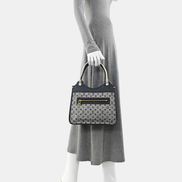 KATHLEEN Mini Monogram Canvas Gray