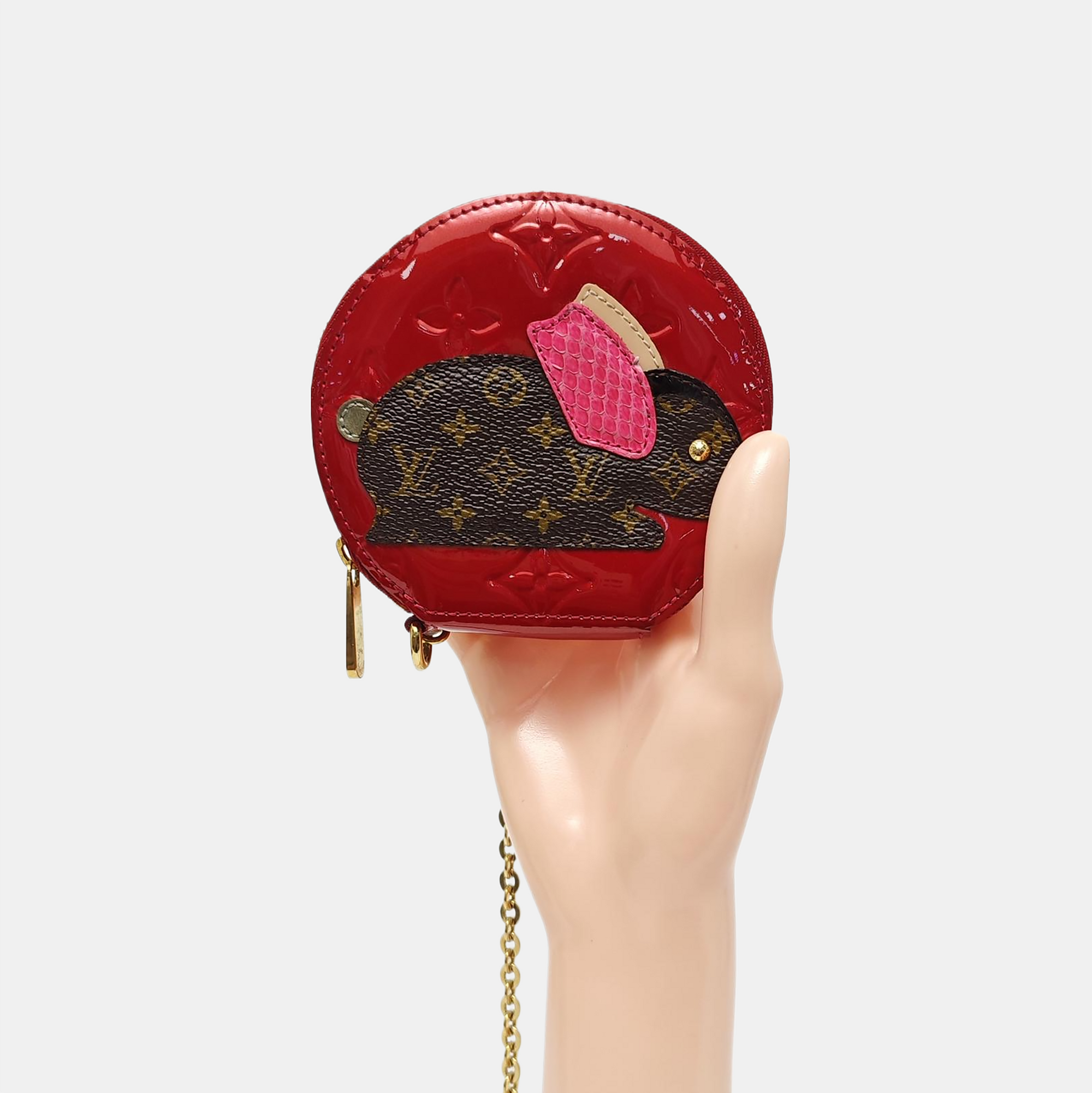 Monogram Patent Leather Red