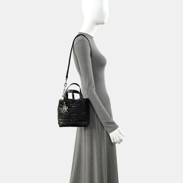Toujours Small Cannage Calfskin Black