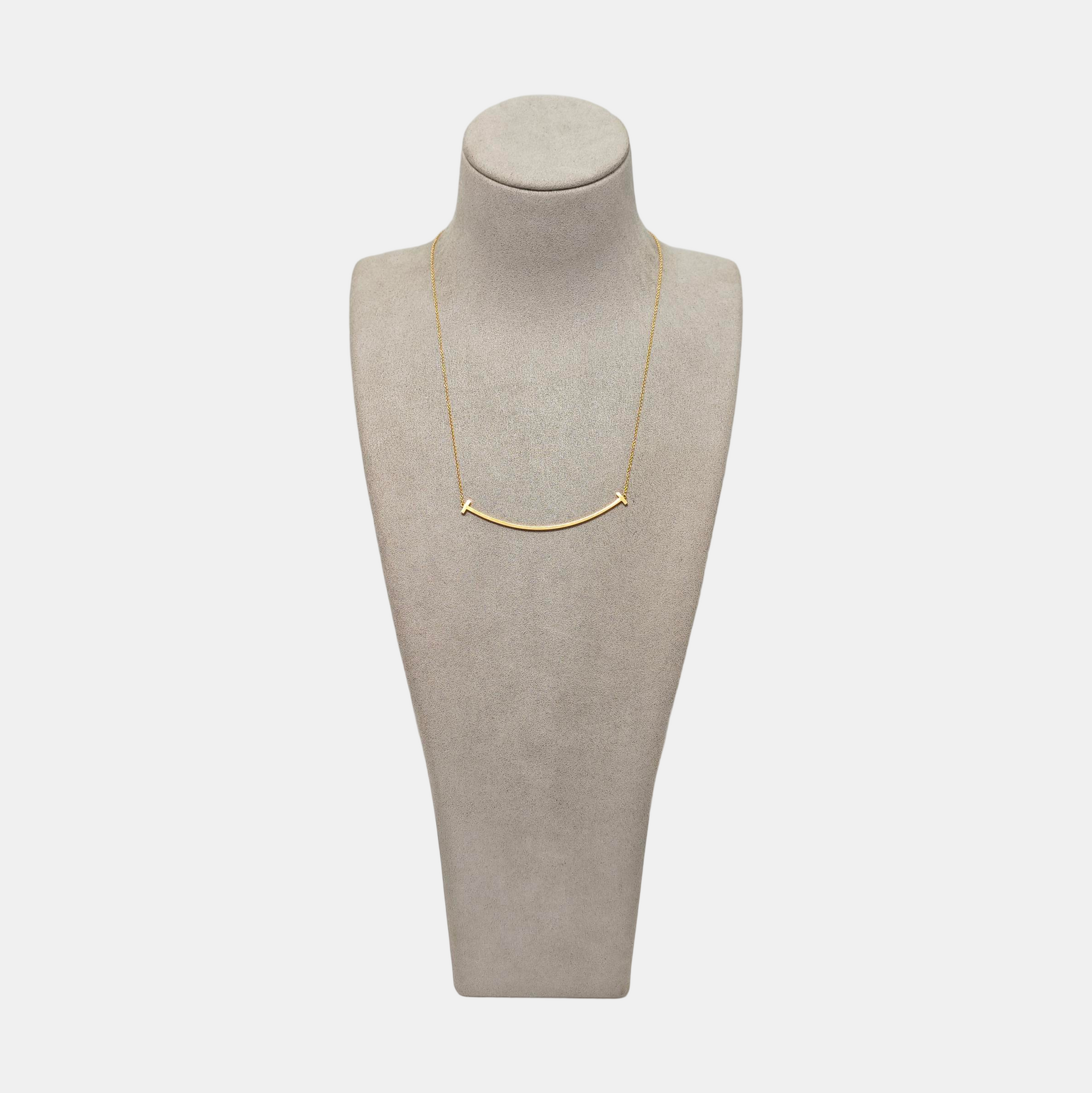 Tiffany T 18k Gold Rose Gold Necklace