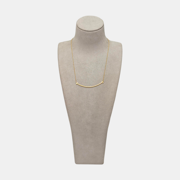 Tiffany T 18k Gold Rose Gold Necklace