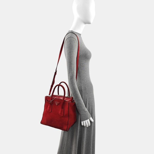 Glace Calf Suede Red