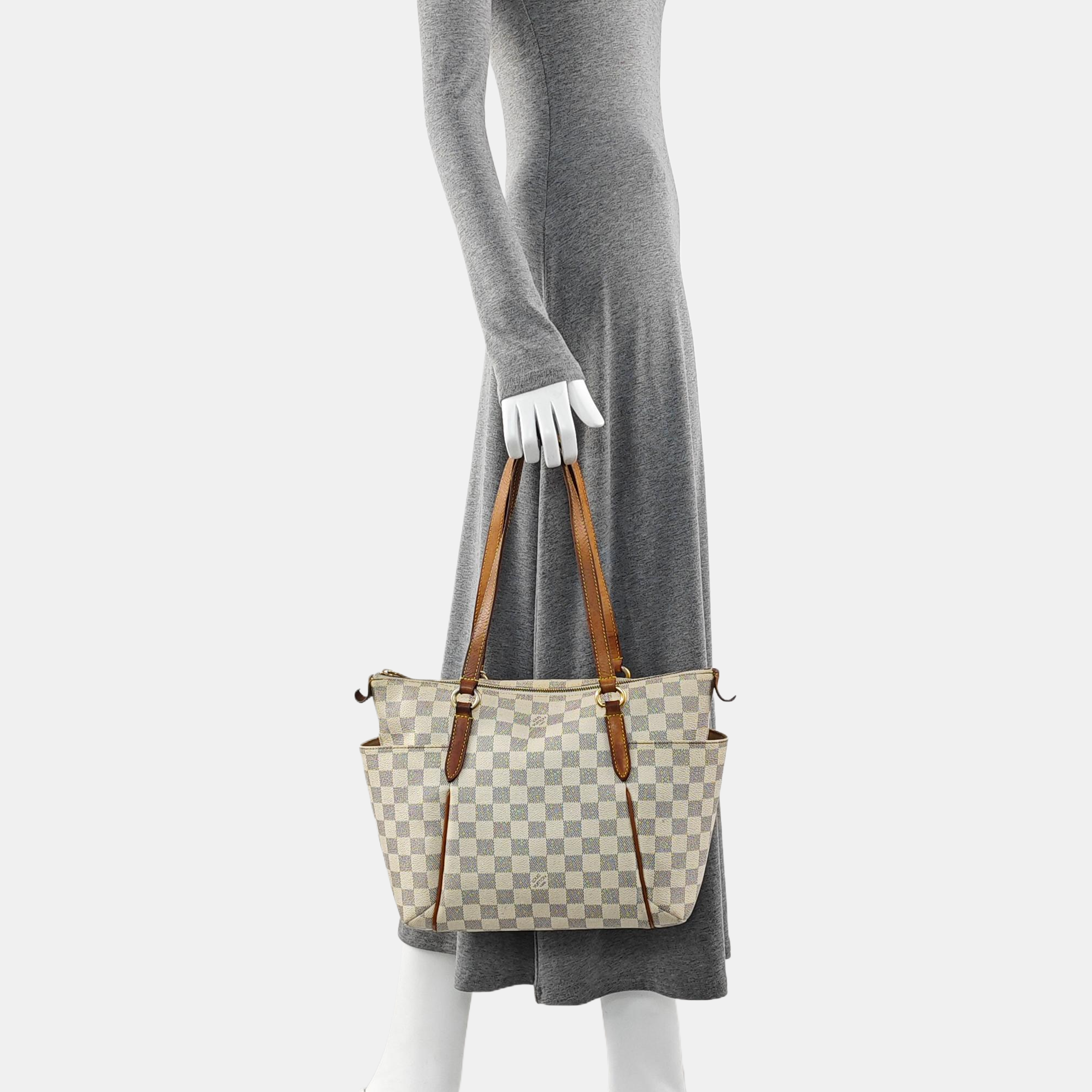 TOTALLY Damier Azur Coated Canvas Beige