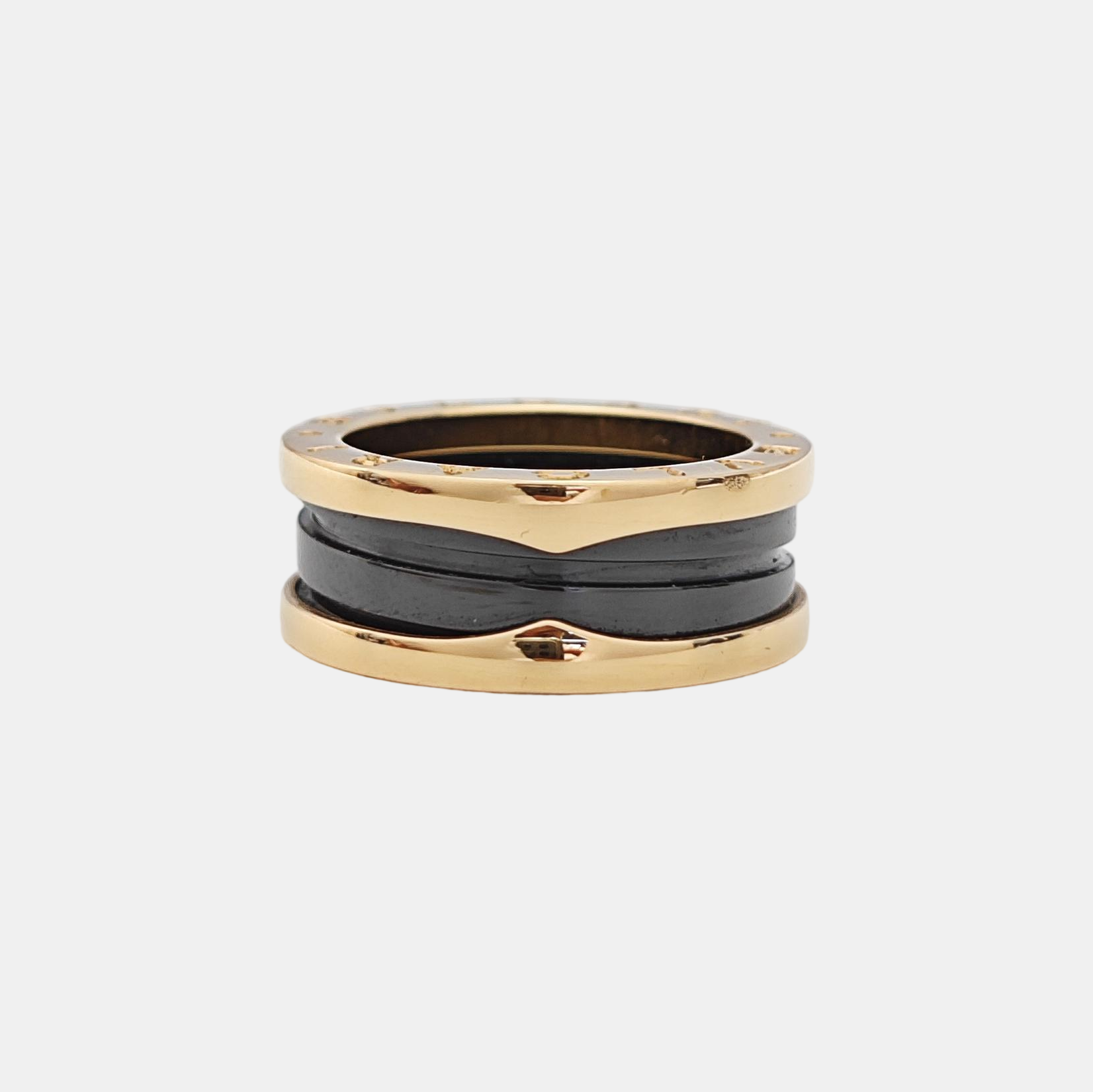 B.ZERO1 18k Rose Gold Ring EU 52