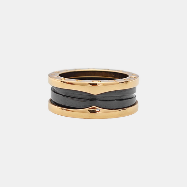 B.ZERO1 18k Rose Gold Ring EU 52