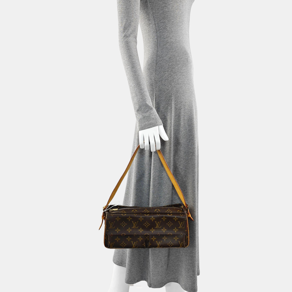 VIVA CITE Monogram Coated Canvas Brown