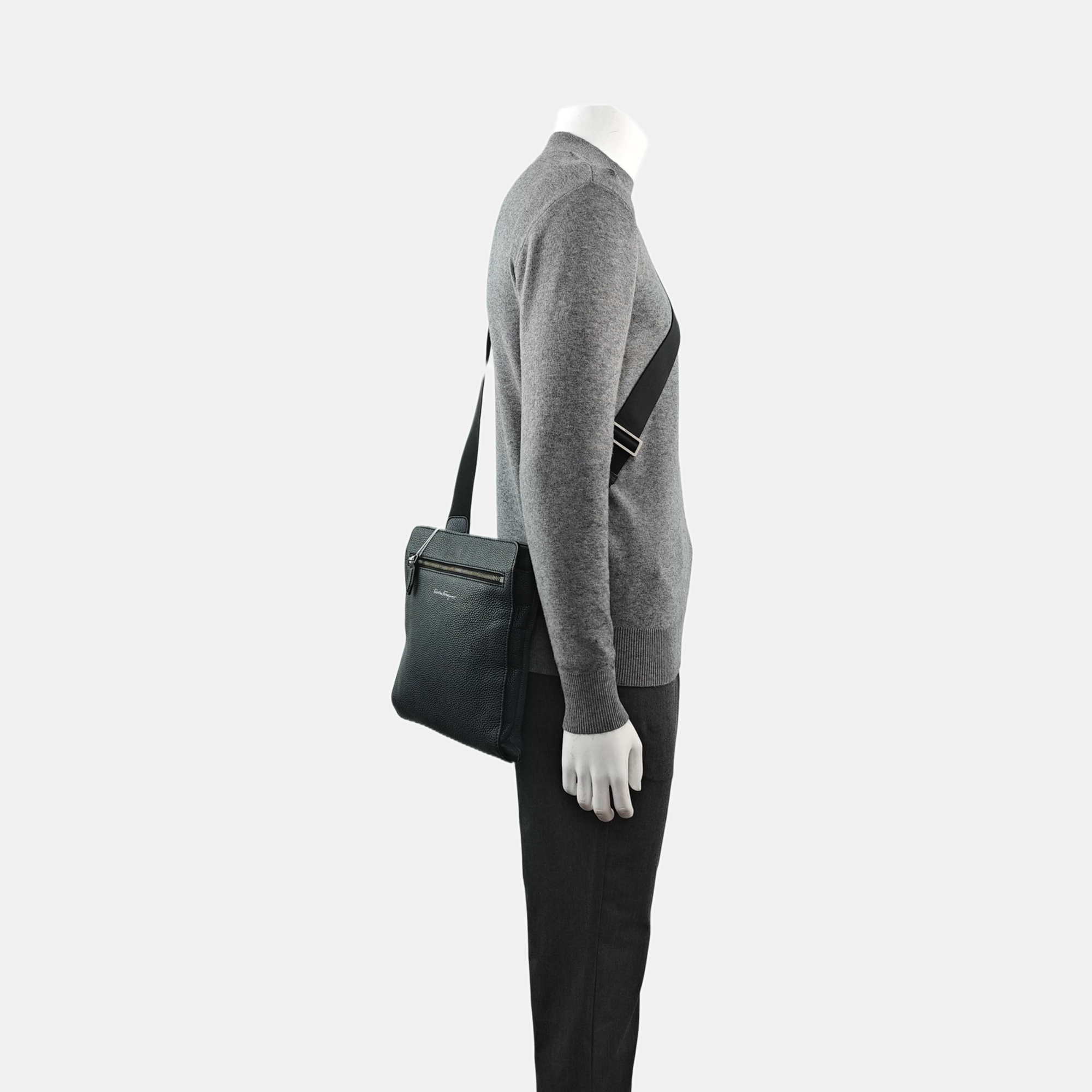 Calfskin Shoulder Bag Blue