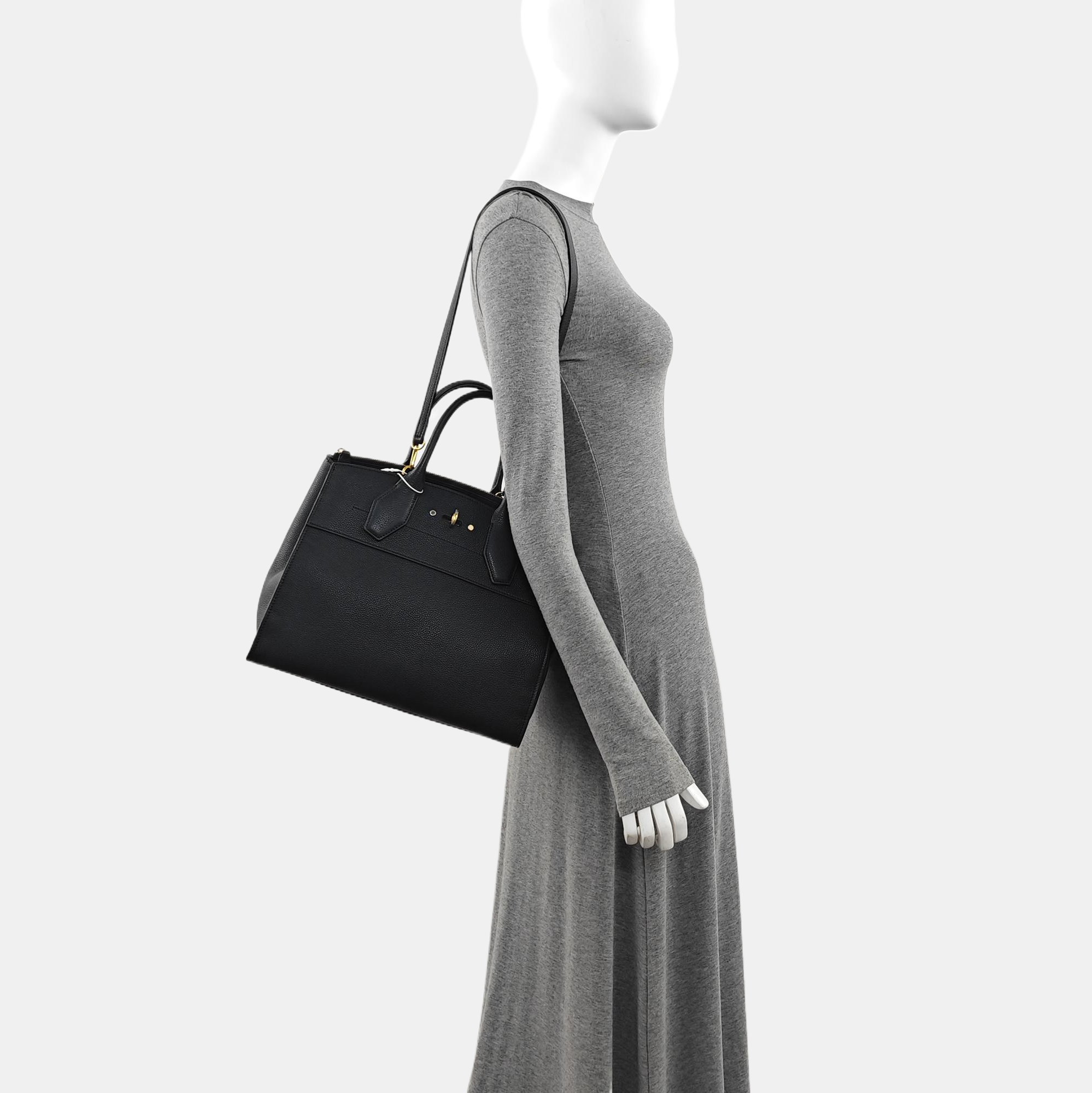 CITY STEAMER MM Calfskin Black