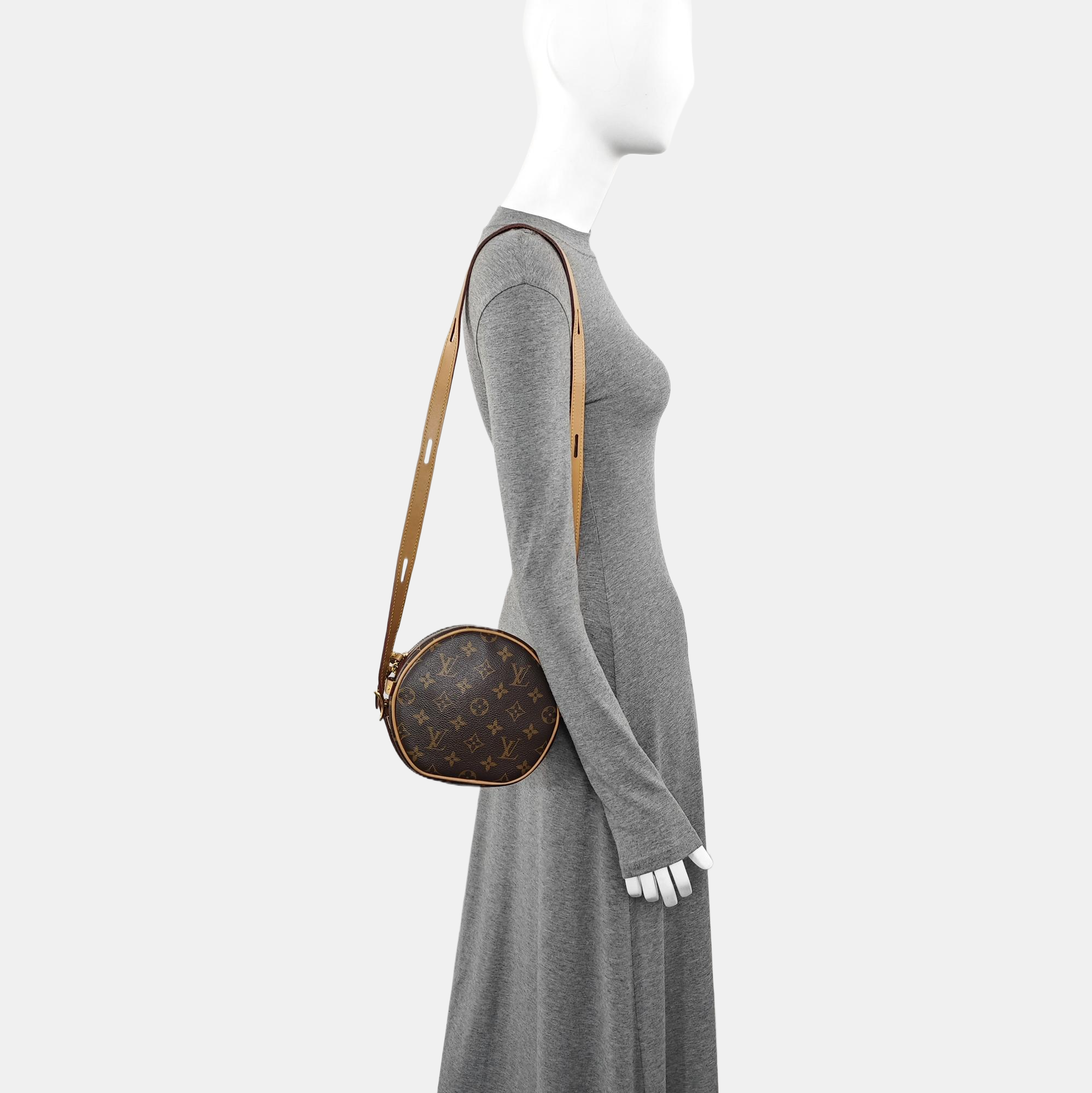BOITE CHAPEAU PM Monogram Coated Canvas Brown