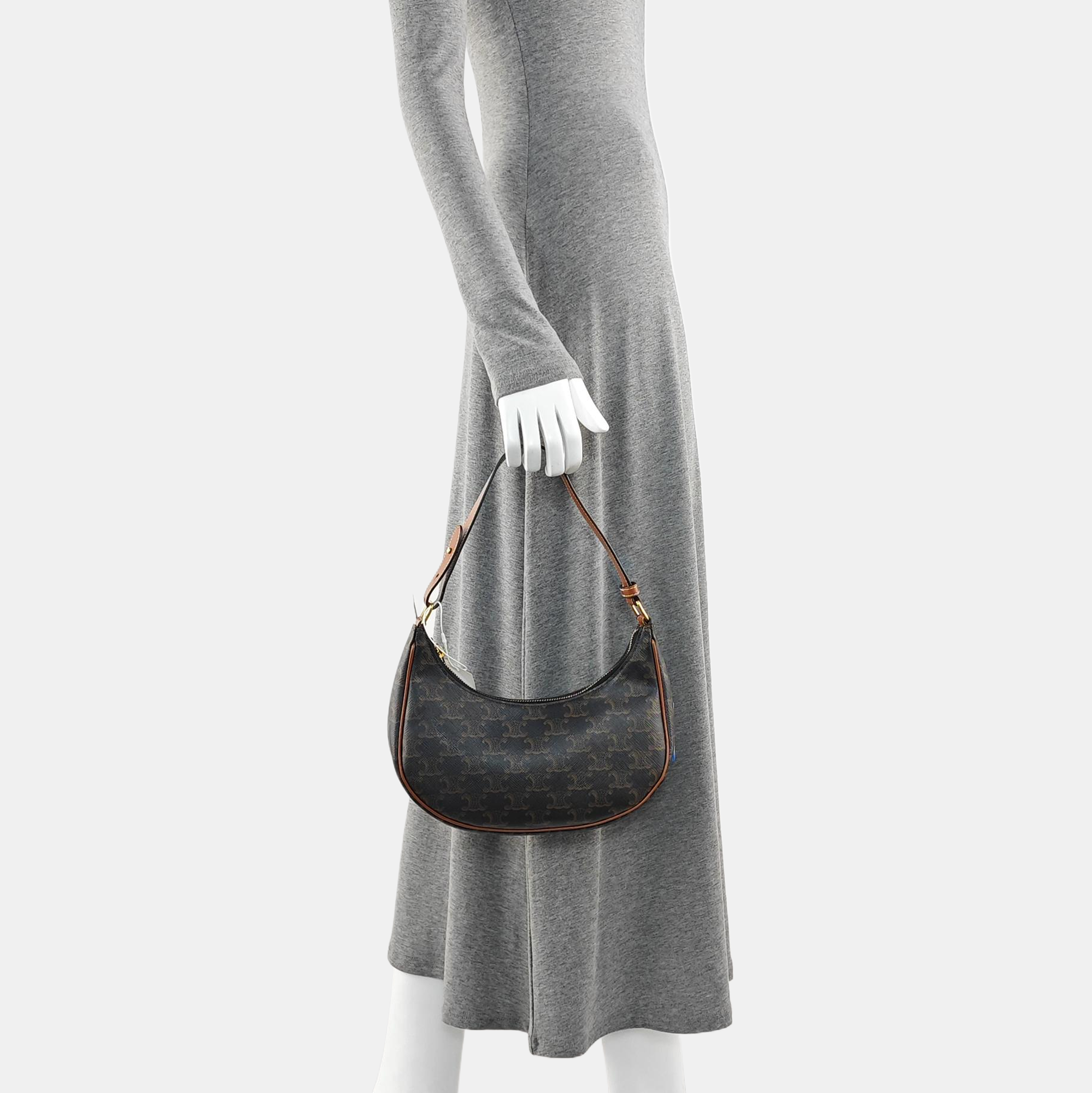 AVA Small Coated Canvas Brown