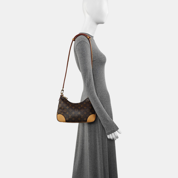 BOULOGNE Monogram Coated Canvas Brown