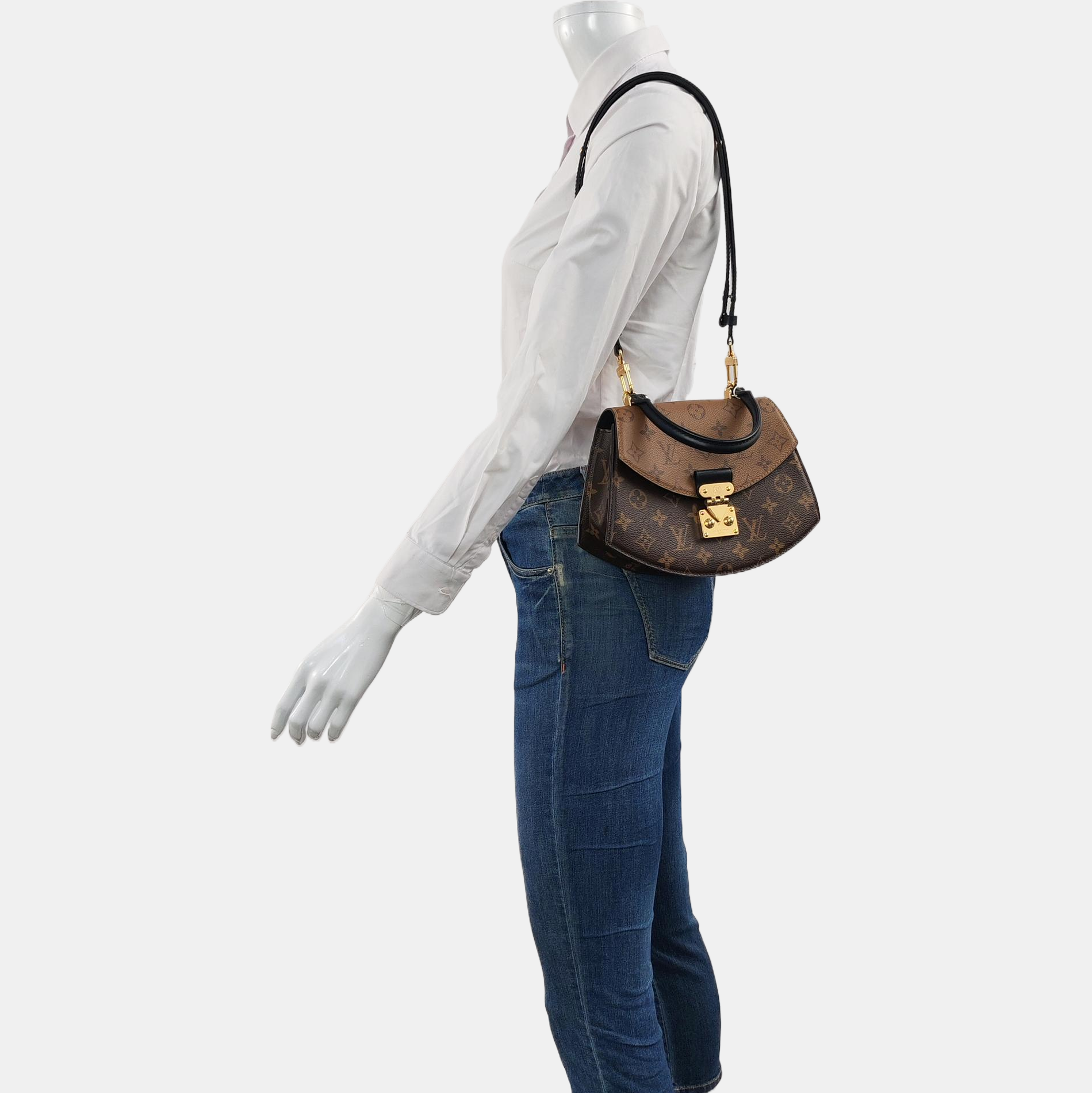 EDEN Monogram Coated Canvas Brown