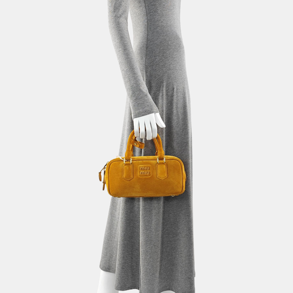 Arcadie Small Suede Yellow