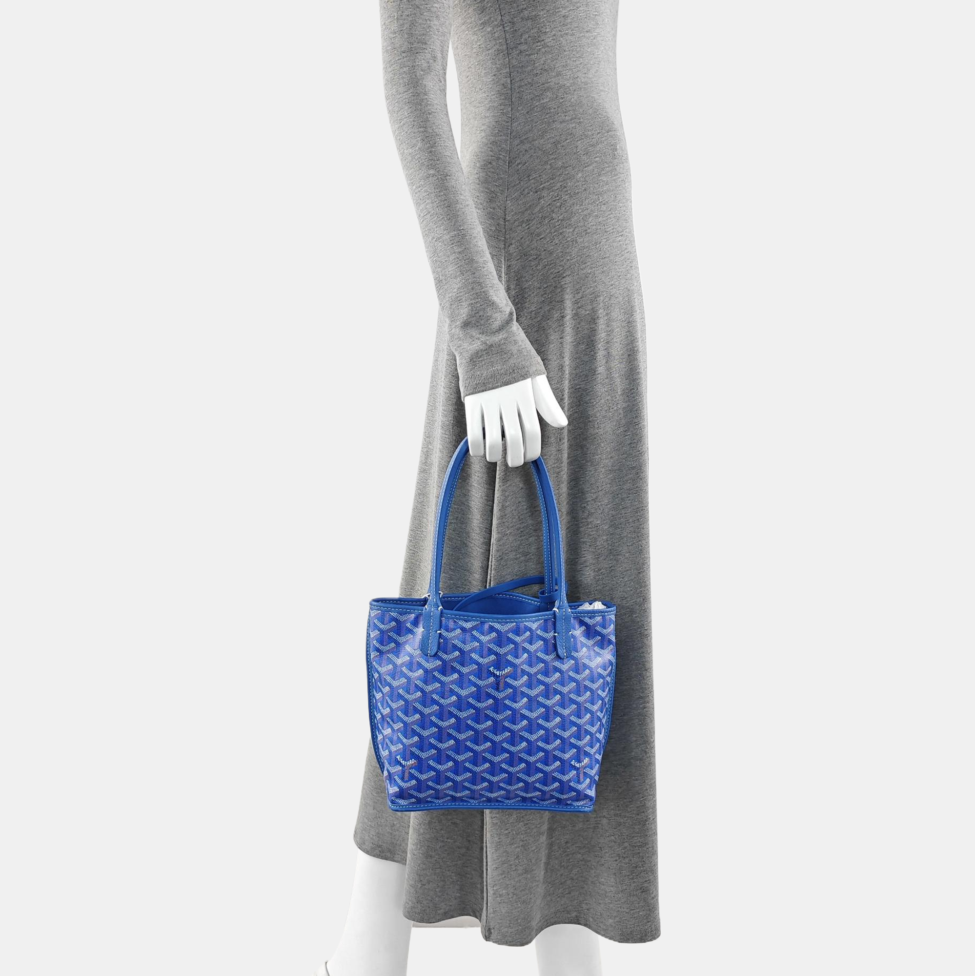 Anjou Mini Coated Canvas Blue