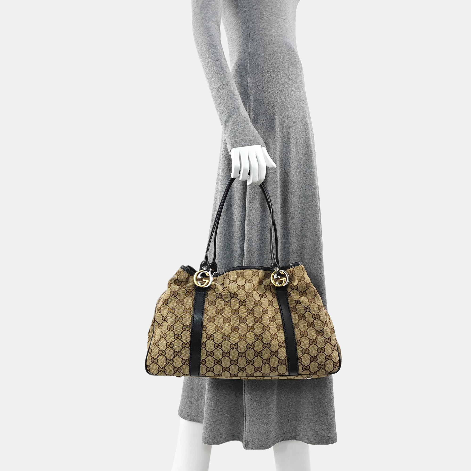 Miss GG Monogram Canvas Beige