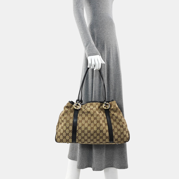Miss GG Monogram Canvas Beige