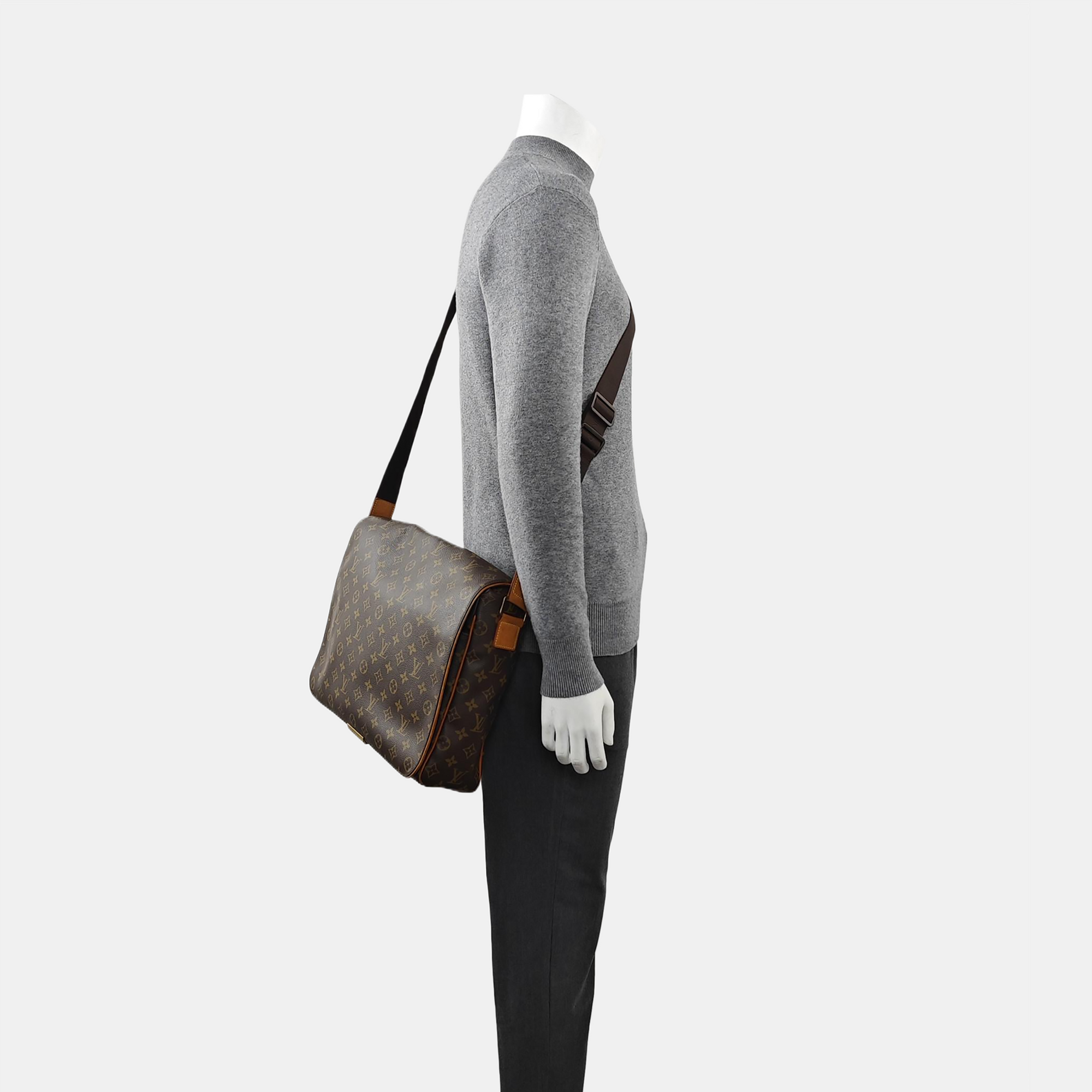 VALMY Monogram Coated Canvas Brown