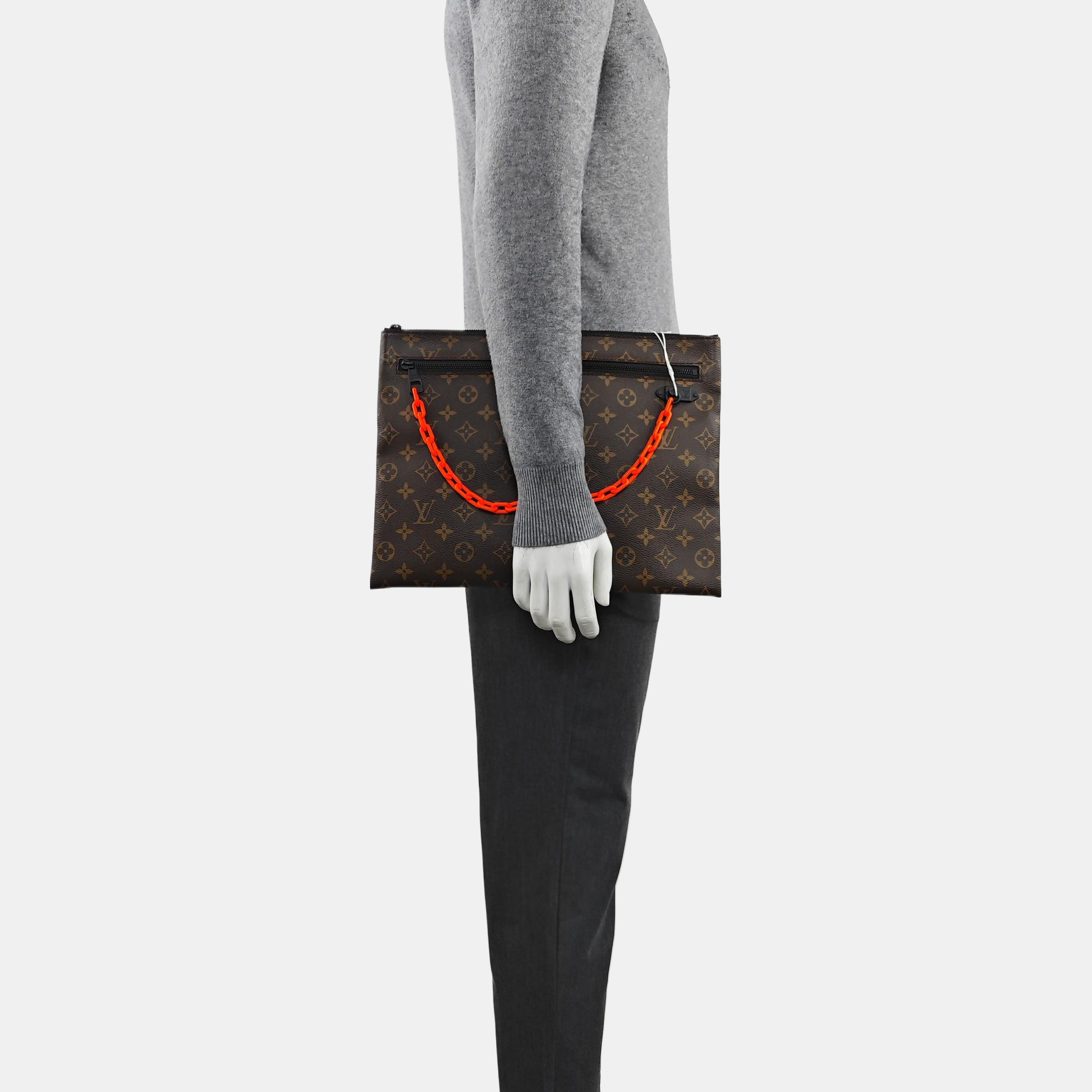 A4 Monogram Coated Canvas Brown
