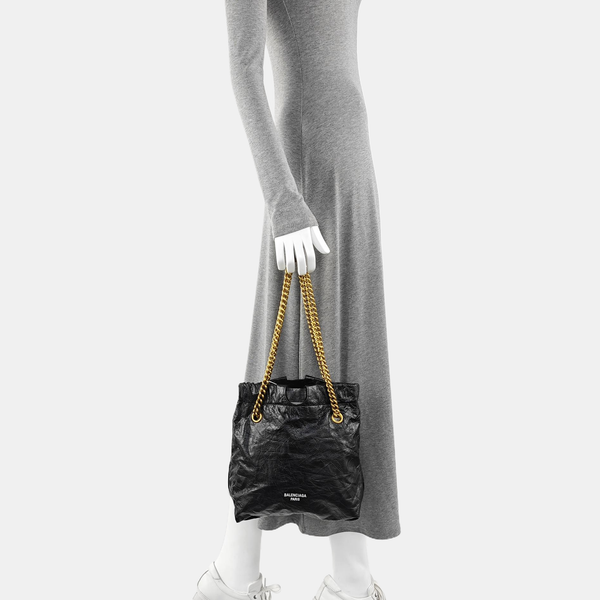 Calfskin Shoulder Bag Black