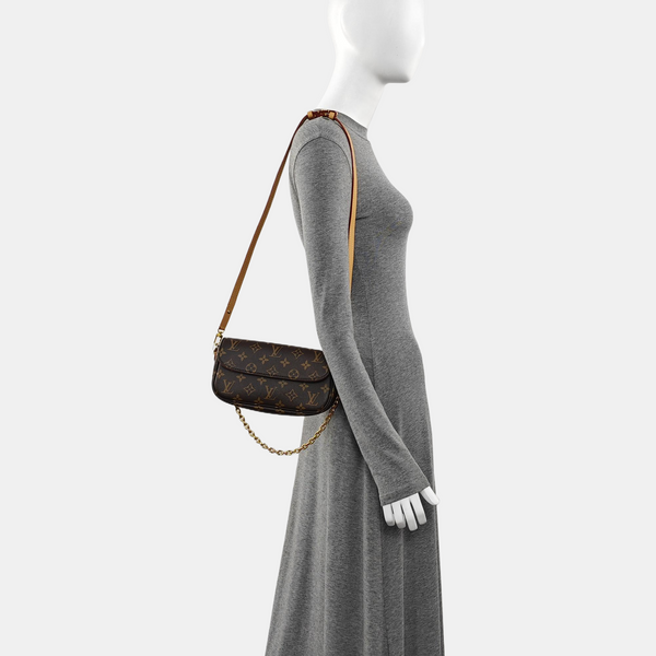 IVY Monogram Coated Canvas Brown