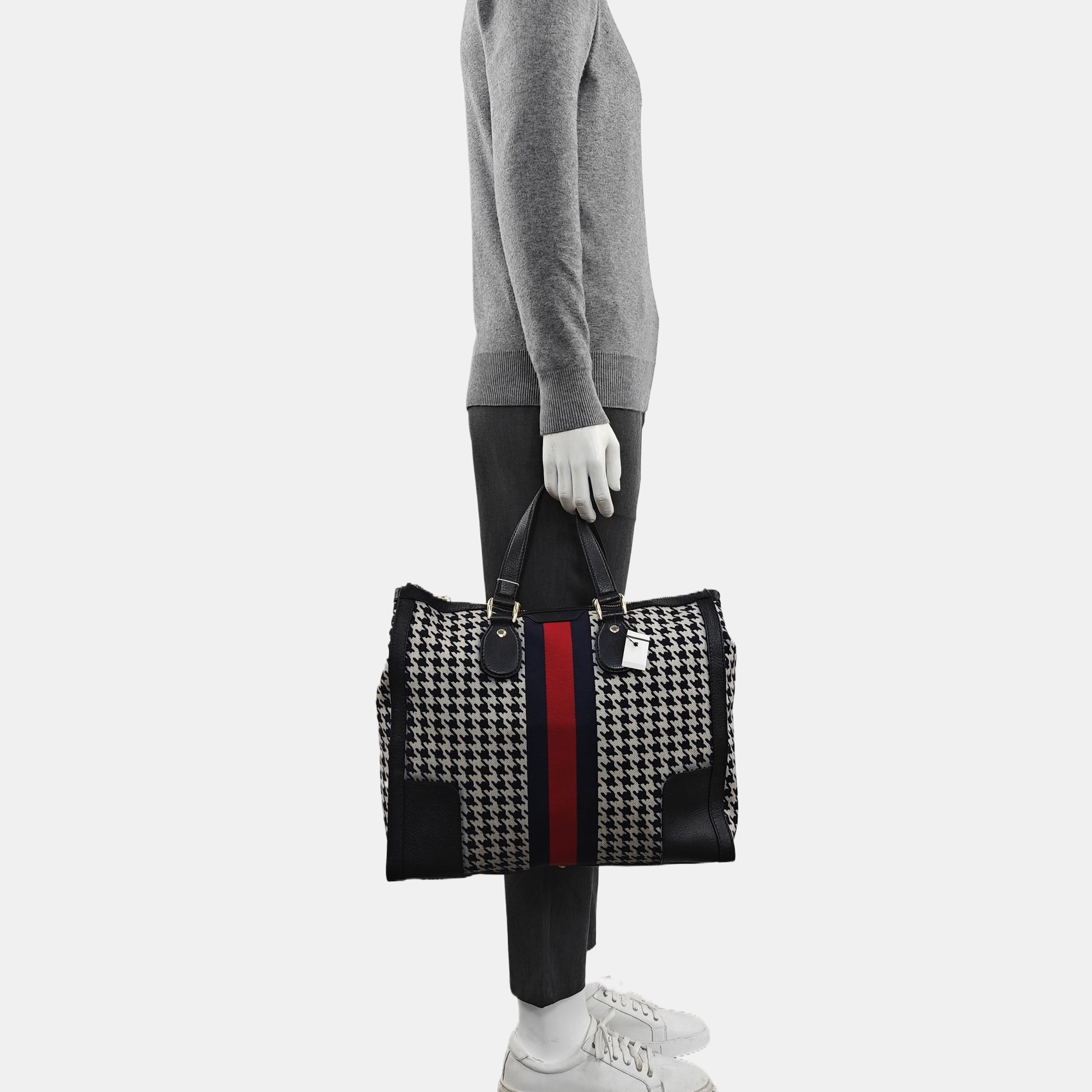 Fabric Top Handle Bag Multicolor