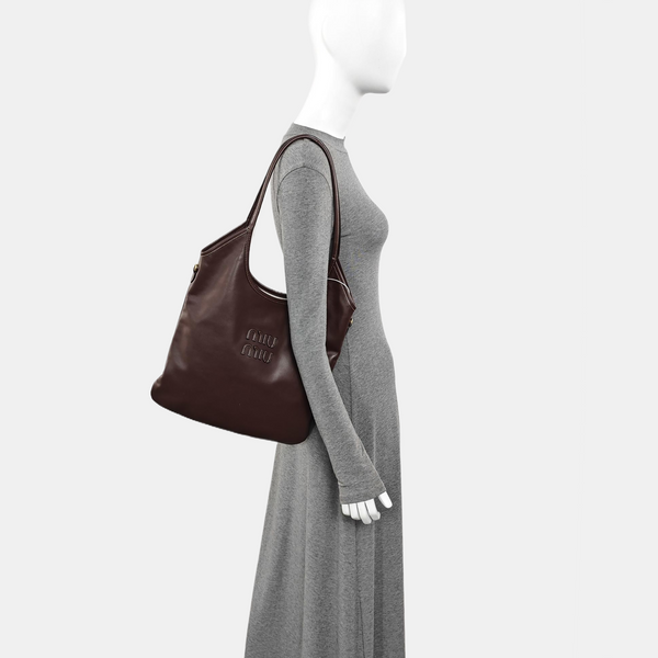 IVY Large Calfskin Brown