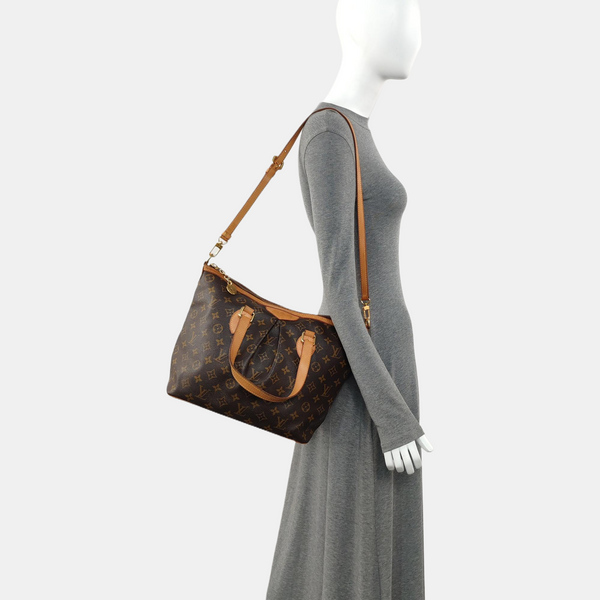 PALERMO PM Monogram Coated Canvas Brown