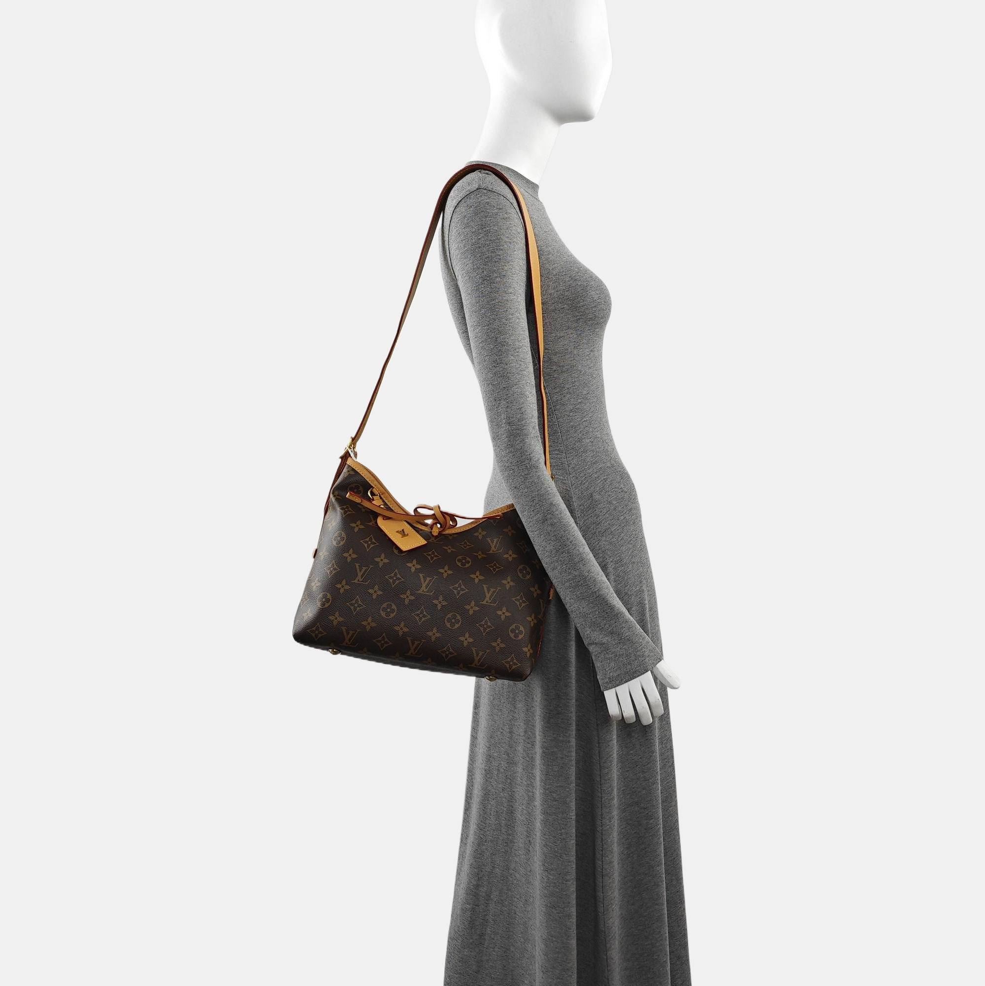 CARRYALL PM Monogram Coated Canvas Brown