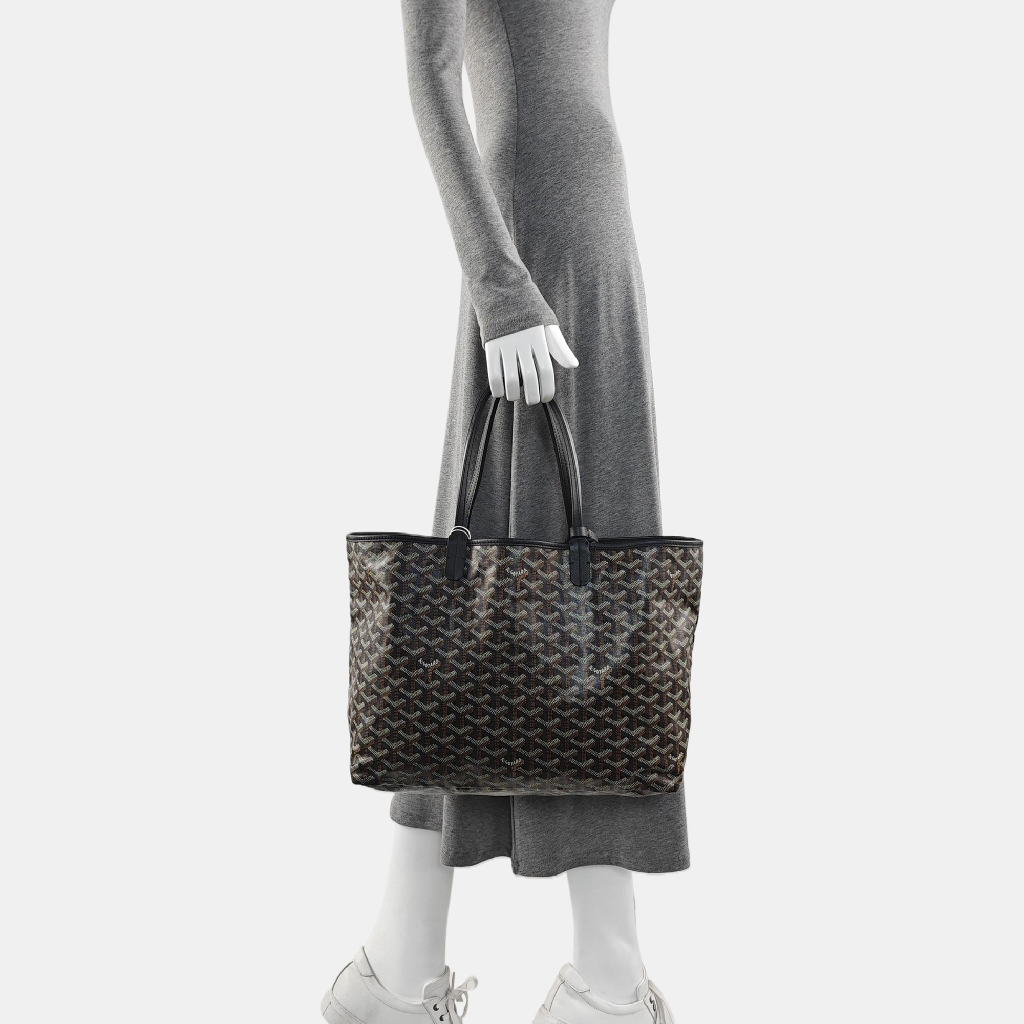 Saint Louis PM Coated Canvas Black