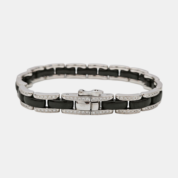 ULTRA 18k White Gold Silver Bracelet