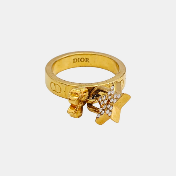 Lucky Locket Metal Gold Ring EU 54