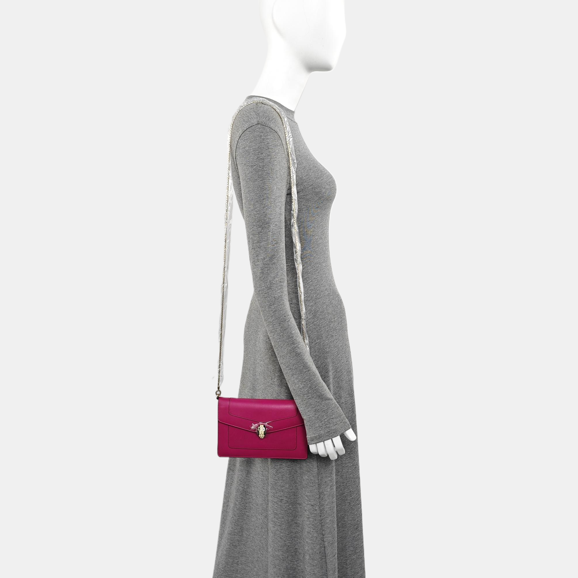 SERPENTI FOREVER Calfskin Red