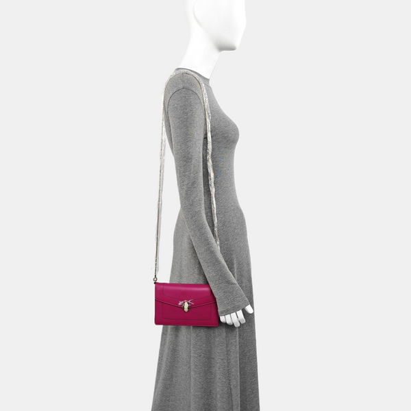 SERPENTI FOREVER Calfskin Red