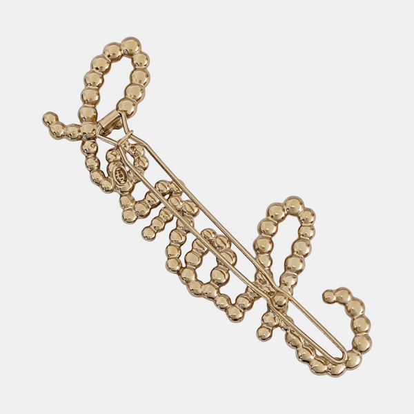 Metal Hair Clip Gold