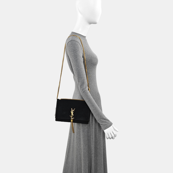 KATE Medium Suede Black