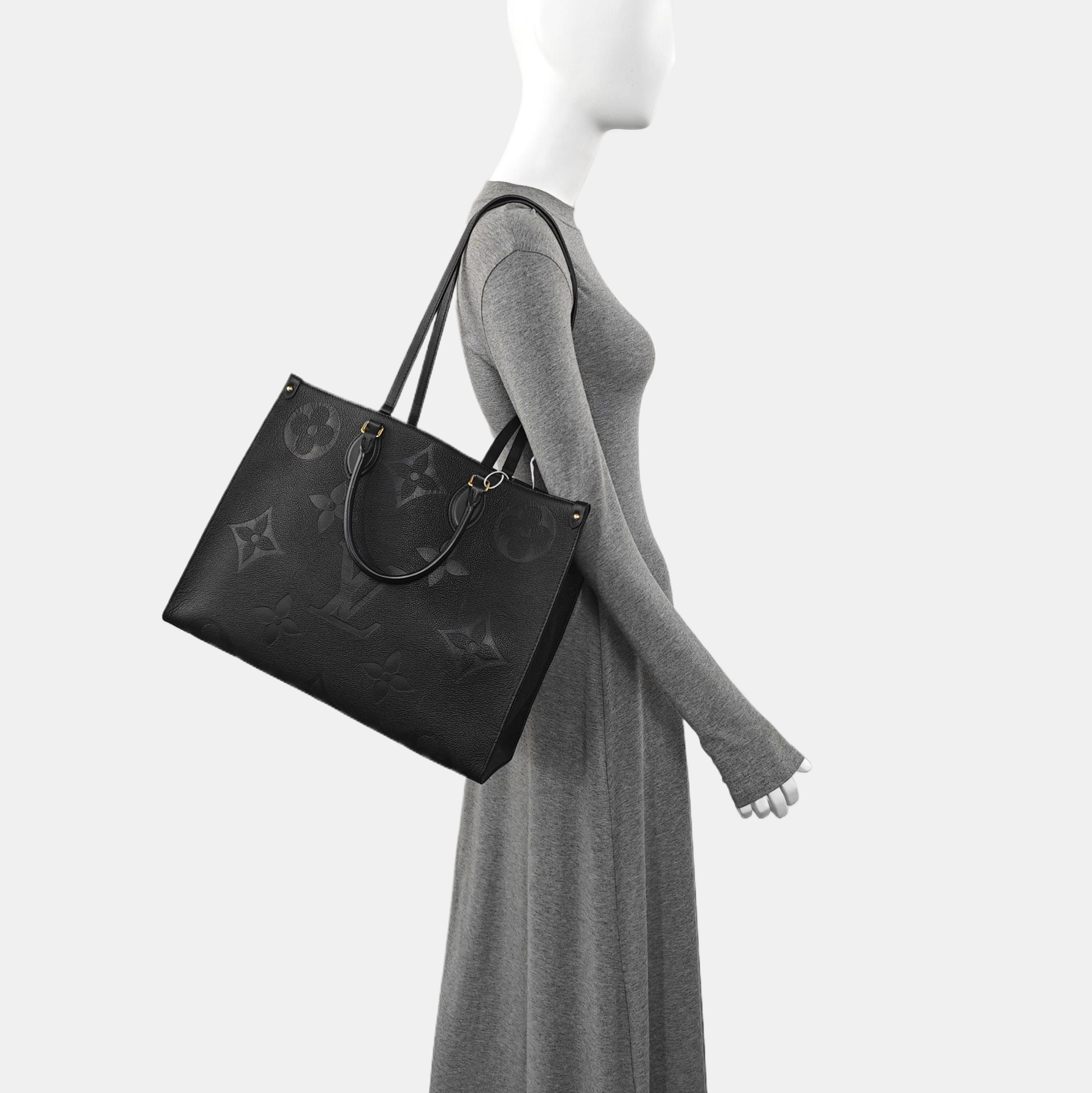 ONTHEGO GM Monogram Calfskin Black