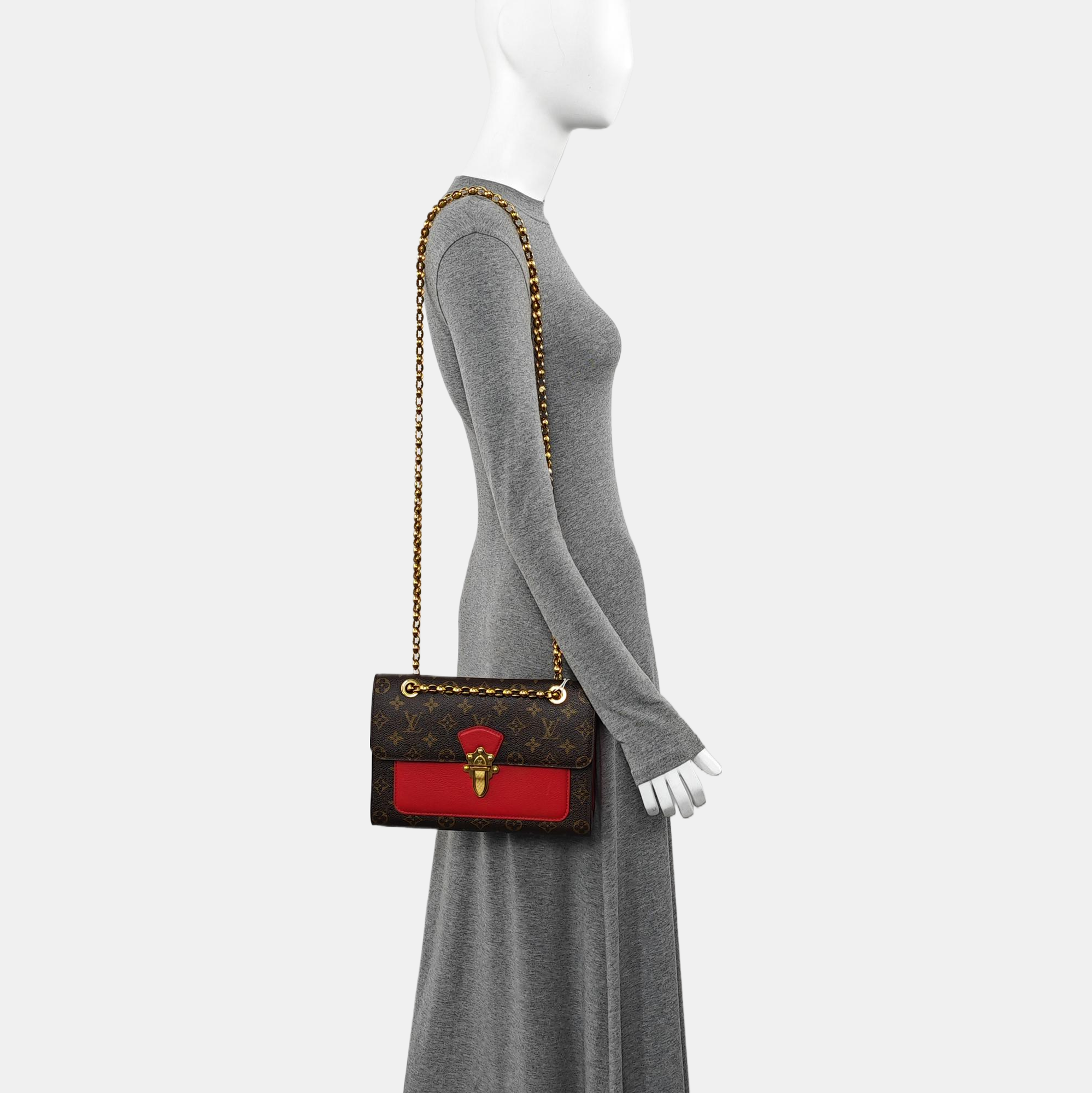 VICTOIRE Monogram Coated Canvas Brown