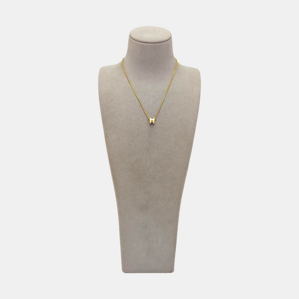 Pop H Metal Rose Gold Necklace