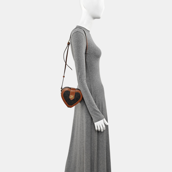 TRIOMPHE Mini Coated Canvas Brown
