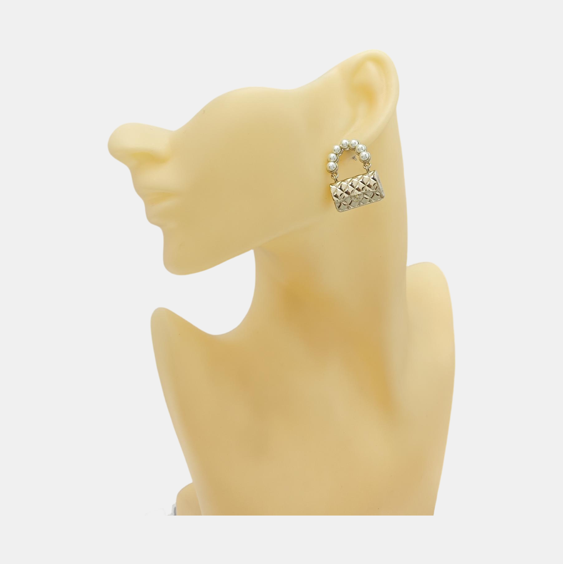 Metal Gold Stud Earrings