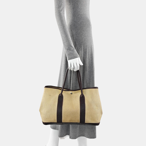 Garden Party 36 Coated Canvas Beige