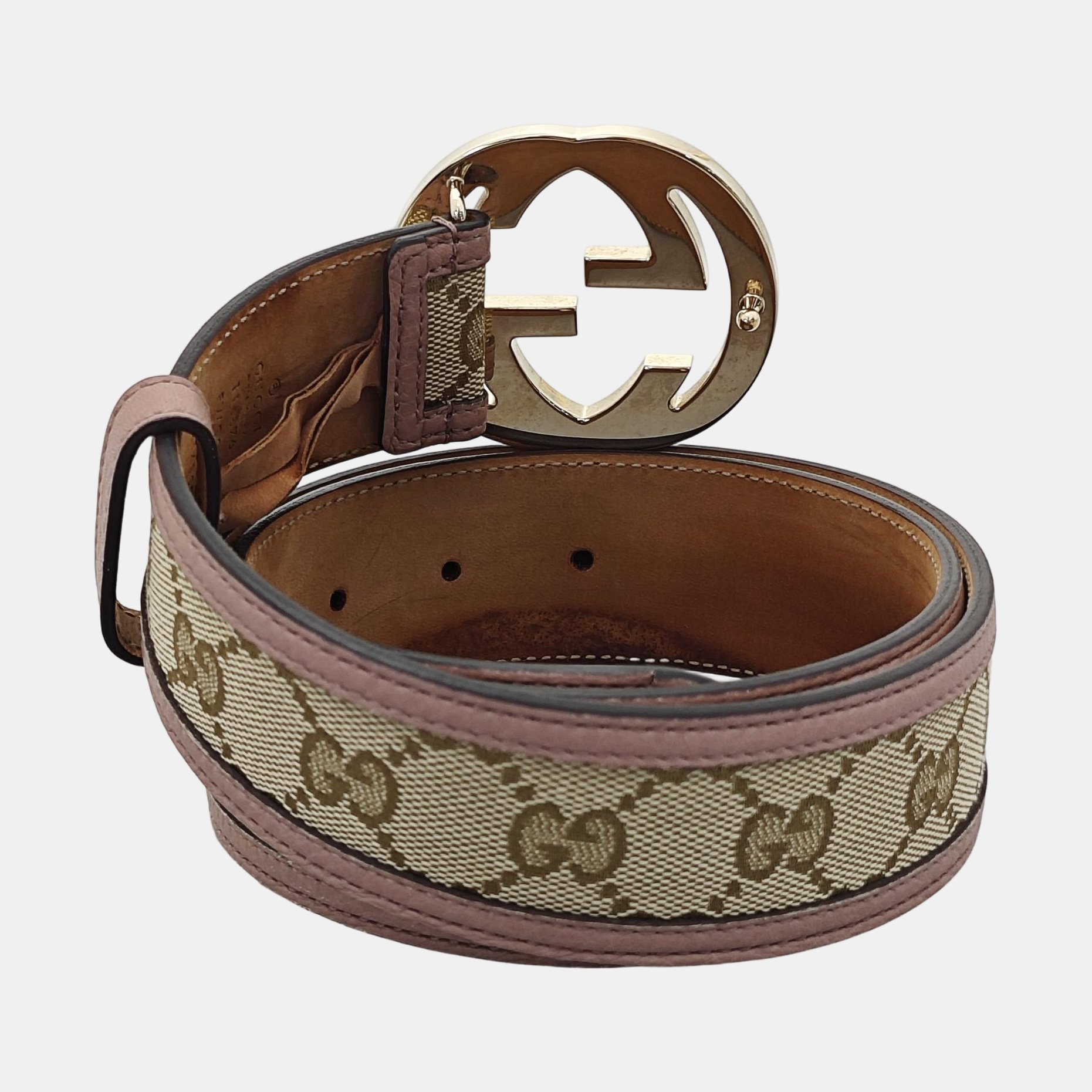Fabric Belt Beige