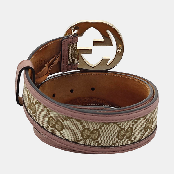 Fabric Belt Beige