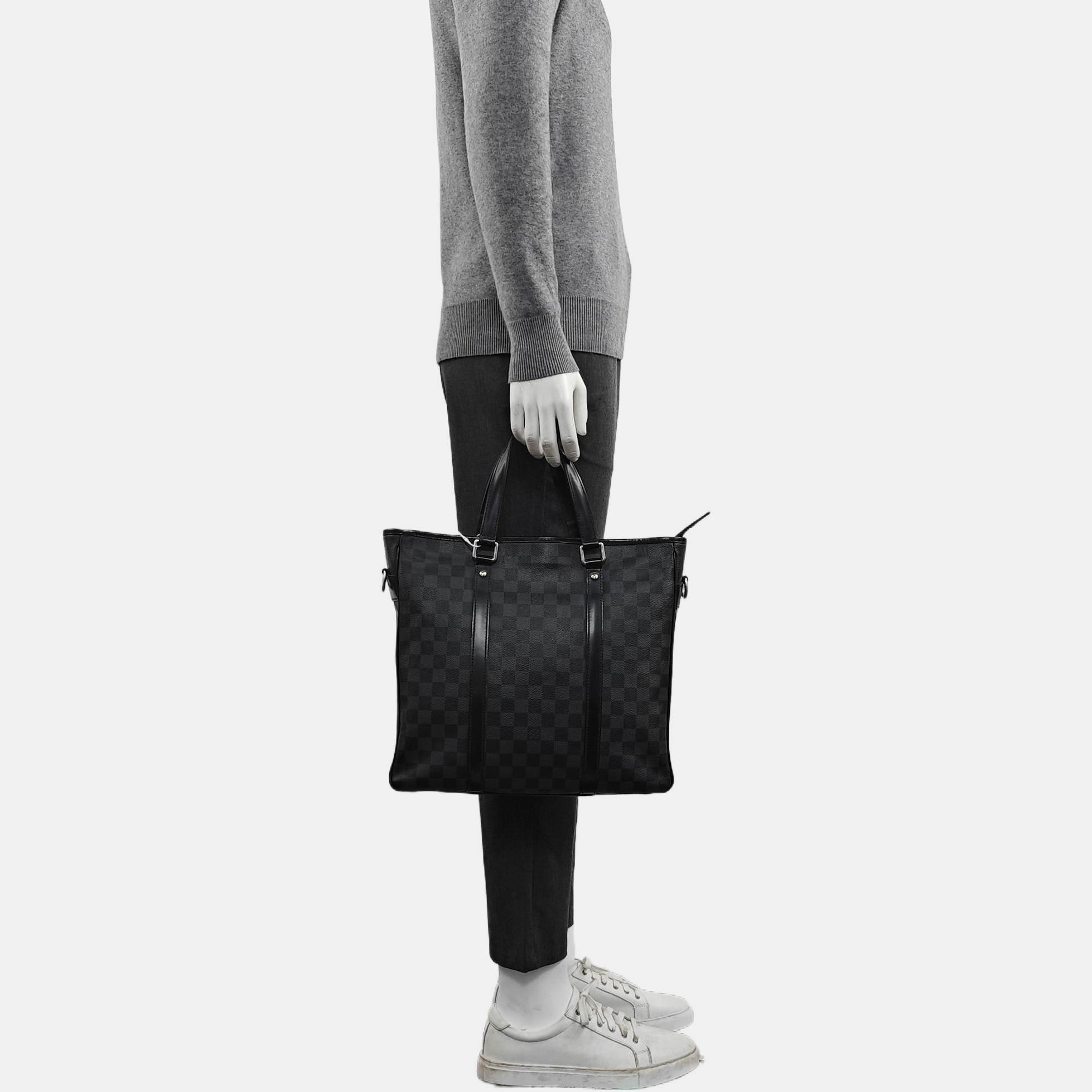 TADAO PM Damier Graphite Coated Canvas Gray